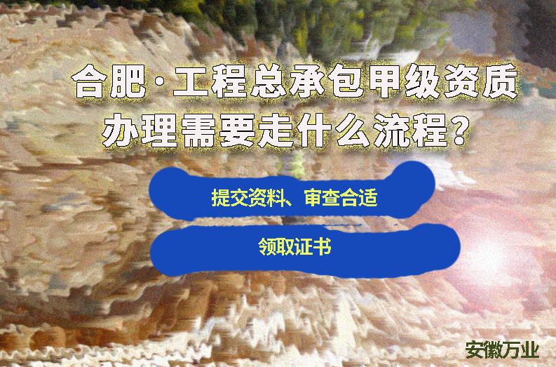 合肥工程總承包甲級(jí)資質(zhì)辦理需要走什么流程？